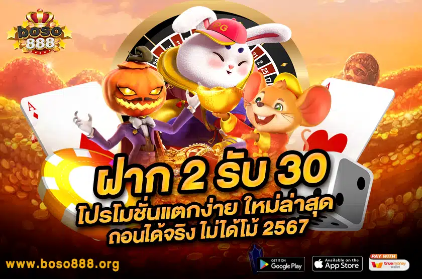 ฝาก 2 รับ 30